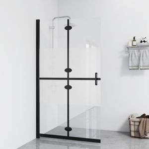 vidaXL Składana ścianka prysznicowa, pół mrożone szkło ESG, 70x190 cm 1