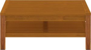 vidaXL 2-cz. zestaw wypoczynkowy do ogrodu, kremowe poduszki, akacja 4