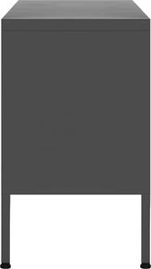 vidaXL Szafka pod telewizor, antracytowa, 105x35x50 cm, stalowa 6