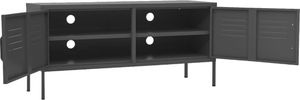 vidaXL Szafka pod telewizor, antracytowa, 105x35x50 cm, stalowa 8