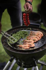 Rosle ruszt okrągły 52 x 40 cm żeliwny czarny 2