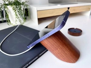 Ładowarka Rolling Square Rolling Square drewniana stacja dokujaca/podstawka MAGSAFE DOCK 3