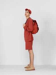 Outhorn Spodenki męskie HOL22-SKMD601 Ciemna czerwień r.XXL 3