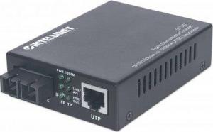 Konwerter światłowodowy Intellinet Network Solutions Media konwerter Intellinet Gigabit 10/100/1000Base-T RJ45 na 1000Base-LX SC jednomodowy, 20 km 1
