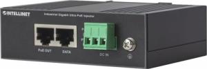 Intellinet Network Solutions Zasilacz przemysłowy Ultra PoE Intellinet 1x RJ45 Gigabit 60W -40C/+75C 1