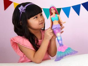 Lalka Barbie Barbie Dreamtopia - Syrenka Migoczące światełka (HDJ36) 6