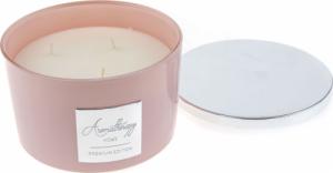 Pepco PEPCO Świeca z przykrywką, 13.5x13.5x8 cm Różowy 2