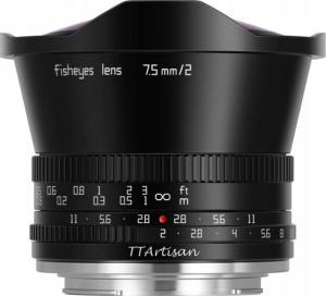 Obiektyw TTArtisan 4/3 7.5 mm F/2 1