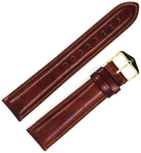 Hirsch Jasnobrązowy pasek skórzany 20 mm HIRSCH Ascot 01575070-1-20 (L) 7