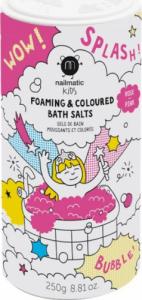Nailmatic Nailmatic Kids Foaming & Coloured Bath Salts pieniąca się sól do kąpieli dla dzieci Pink 250g 1