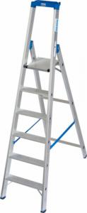 Krause Stabilo Drabina wolnostojąca jednostronna aluminiowa 6 stopniowa (124531) 1