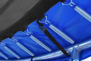 Trampolina ogrodowa Trampolina ogrodowa z siatką zewnętrzną 12FT 374cm Ringo Sapphire + drabinka + skarpetki GRATIS! (5902340241134) 3