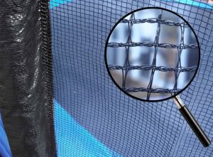 Trampolina ogrodowa Trampolina ogrodowa z siatką zewnętrzną 12FT 374cm Ringo Sapphire + drabinka + skarpetki GRATIS! (5902340241134) 6