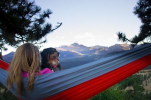 Eno Hamak turystyczny 2-osobowy DoubleNest Lavender/Violet (DH081) 2