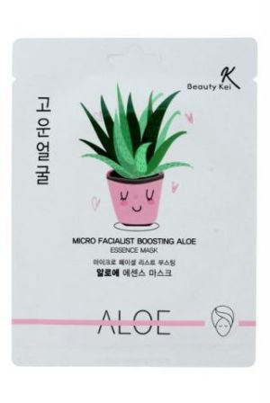 Beauty Kei Maseczka na płacie kojąco-nawilżająca Aloe 1szt 1