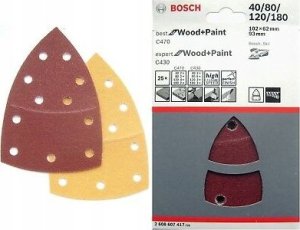 Bosch Bosch sanding sheet B & EfWP, 102x62mm, Set - 2608607417 5