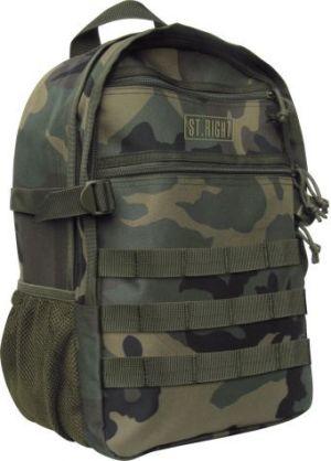 St. Majewski Plecak szkolny Stright BP-41 Military Woodland Camo 1