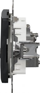 Schneider Electric GN.TV KOŃC.4DB CZARNY ANTRACYT SEDNA DES 5
