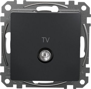 Schneider Electric GN.TV KOŃC.4DB CZARNY ANTRACYT SEDNA DES 6