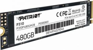 Dysk SSD Patriot P310 480GB M.2 2280 PCI-E x4 Gen3 NVMe (P310P480GM28) 4