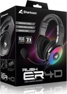 Słuchawki Sharkoon Rush ER40 Czarne (399702) 5
