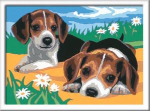 Ravensburger Malowanka CreArt dla dzieci Szczeniaczki Jack Russel 2