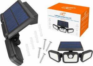 Kinkiet LTC Lampa solarna LTC 74 x LED SMD, 20 W, czujnik ruchu i zmierzchu, regulacja kąta świecenia, akumulator 2400 mAh. 8