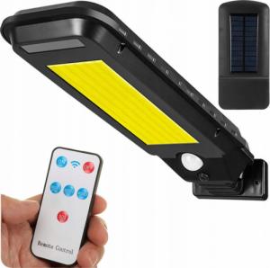 Kinkiet LTC Lampa solarna LTC 30 W COB, 2000 lm, sensor ruchu i zmierzchu, akumulator 2400 mAh + pilot. 2