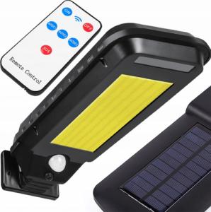 Kinkiet LTC Lampa solarna LTC 30 W COB, 2000 lm, sensor ruchu i zmierzchu, akumulator 2400 mAh + pilot. 3