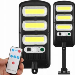 Kinkiet LTC Lampa solarna LTC 3 x LED COB 24 W, 1800 lm, czujnik ruchu i zmierzchu, akumulator 1800 mAh, pilot. 2