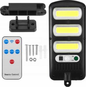 Kinkiet LTC Lampa solarna LTC 3 x LED COB 24 W, 1800 lm, czujnik ruchu i zmierzchu, akumulator 1800 mAh, pilot. 7