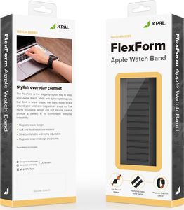 Jcpal Pasek JCPal FlexForm do Apple Watch Band Black/Orange (38/40/41mm) 5