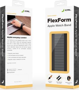 Jcpal Pasek JCPal FlexForm do Apple Watch Band Gray/Yellow (38/40/41mm) 5