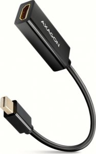 Adapter AV Axagon AXAGON RVDM-HI14N Mini-DisplayPort zu HDMI Adapter, 4K/30 Hz, 15 cm lang - schwarz 1