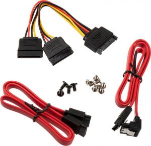 Akasa Adapter 3.5" na 2 dyski 2.5" + kable SATA (AK-HDA-11) 3