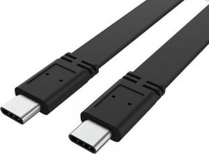 Kabel USB Akasa USB-C - USB-C 1 m Czarny (AK-CBUB60-10BK) 1