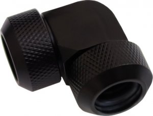 Alphacool Alphacool Eiszapfen 13mm HardTube Anschraubtülle 90 Grad L-Verbinder Acryl- Messingrohre - schwarz 2