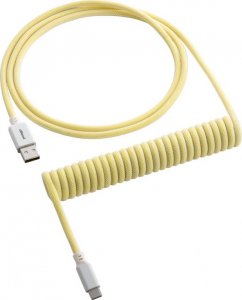 Kabel USB CableMod USB-C - USB-A 1.5 m Żółty (CM-CKCA-CW-YW150YW-R) 1