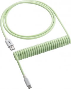 Kabel USB CableMod USB-C - USB-A 1.5 m Limonkowy (CM-CKCA-CW-LGW150LGW-R) 1