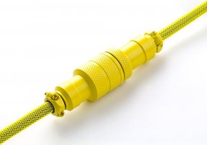 Kabel USB CableMod USB-A - USB-C 1.5 m Żółty (CM-PKCA-CYAY-KY150KY-R) 4