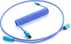 Kabel USB CableMod USB-A - USB-C 1.5 m Niebieski (CM-PKCA-CLBALB-ILB150ILB-R) 1