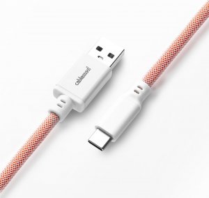 Kabel USB CableMod USB-A - USB-C 1.5 m Pomarańczowy (CM-PKCA-CWAW-OW150OW-R) 3