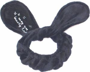 Mola DR. MOLA_Bunny Ears opaska kosmetyczna królicze uszy Czarna 1