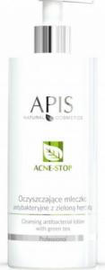 APIS APIS_Acne-Stop Cleansing Antibacterial Lotion oczyszczające mleczko antybakteryjne z zieloną herbatą 500ml 1