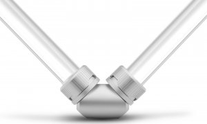 EK Water Blocks EK Water Blocks EK-Quantum Torque Adapter 90 Grad G1/4 Zoll IG auf G1/4 Zoll IG - Satin Titanium 3