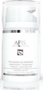 APIS APIS_Exfoliation Acid mix kwasów do eksfoliacji Laktobionowy + Pirogronowy + Mlekowy + Azelainowy 40% 50ml 1