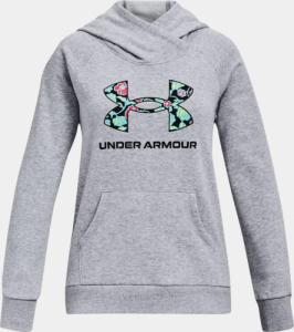 Under Armour Bluza UA Girl's Rival Logo Hoodie 1366399 035 1366399 035 szary XL 1