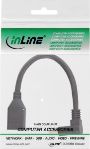 Kabel InLine DisplayPort - DisplayPort 0.15m czarny (17159U) 2