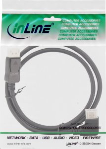 Kabel InLine DisplayPort - DisplayPort 2m czarny (17152R) 2