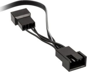 Kolink 4-pin - 4-pin x2, 0.35m, Czarny (PGW-AC-KOL-047) 4